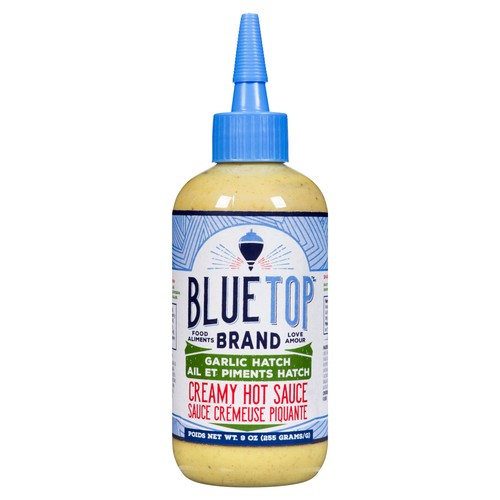 Blue Top Brand Creamy Hot Sauce Garlic Hatch 255 g