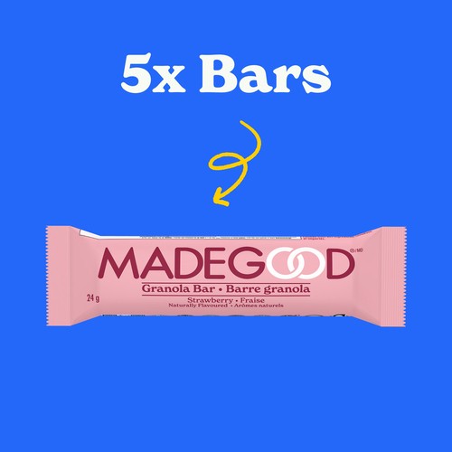 Made Good Nut-Free Granola Bar Strawberry 5 x 24 g