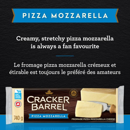 Cracker Barrel Cheese Pizza Mozzarella 740 g