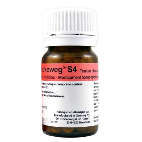 Dr Reckeweg  S4 Ferrum Phosphorica Homeopathic Medicine 200 EA