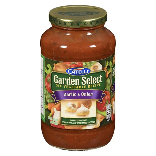 Catelli Garden Select Pasta Sauce Garlic & Onion 600 ml