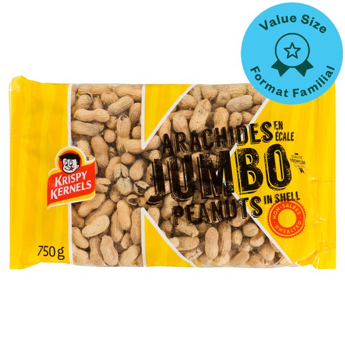 Krispy Kernels Arachides Peanuts In Shell Jumbo 750 g