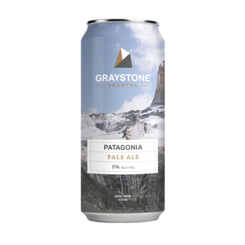 Graystone Brewing Beer 5% Alcohol Patagonia Pale Ale 473 ml (can)