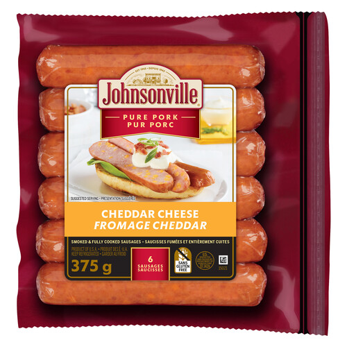 Johnsonville Sausage Cheddar Smoked 375 g