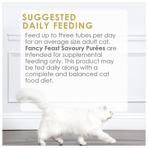 Purina Fancy Feast Savoury Puree Naturals Wet Cat Food Variety Pack 16 x 10 g (160 g)