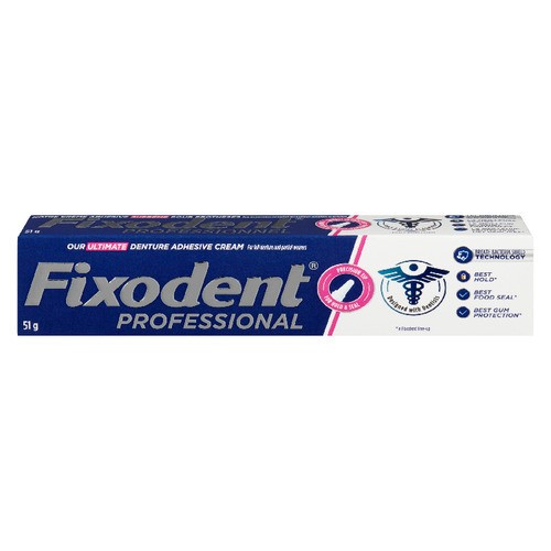 Fixodent Professional Denture Adhesive Cream 51 g