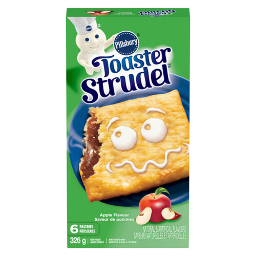 Pillsbury Toaster Strudel Breakfast Pastries Apple 6 Pack 326 g