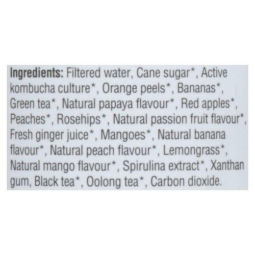 RISE Kombucha Inc. Kombucha Peach & Mango 414 ml
