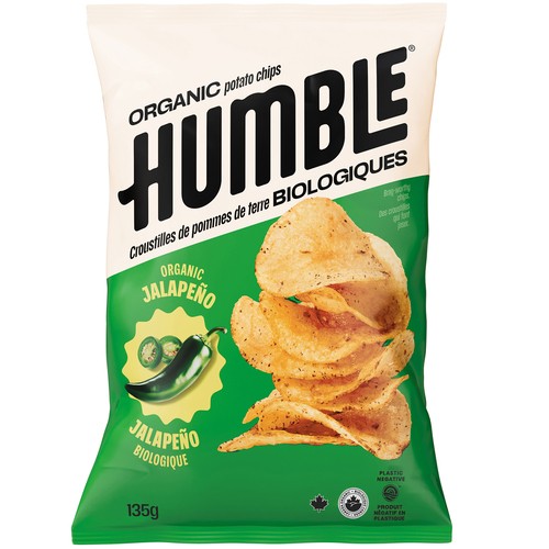 Humble Organic Potato Chips Jalapeño 135 g