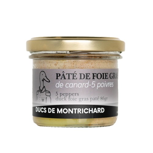 Ducs De Montrichard Duck Pate Foie Gras 5 Peppers 86 g