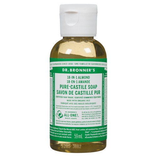 Dr. Bronner's Pure Castile Liquid Soap Almond 59 ml