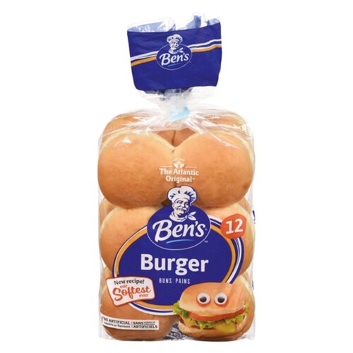 Ben's Hamburger Buns 12 ea