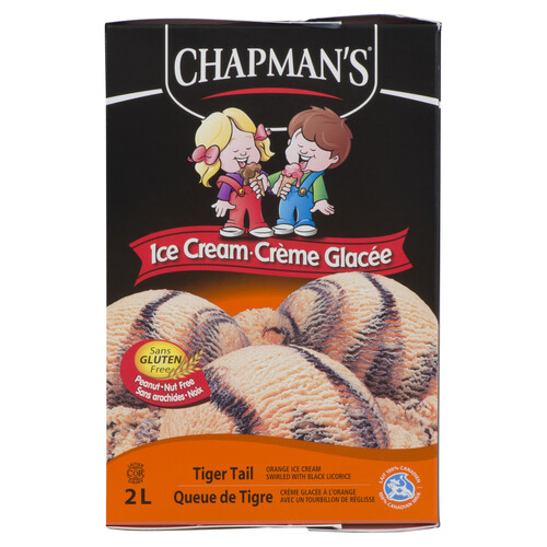 Chapman's Ice Cream Orange Tiger Tail 2 L
