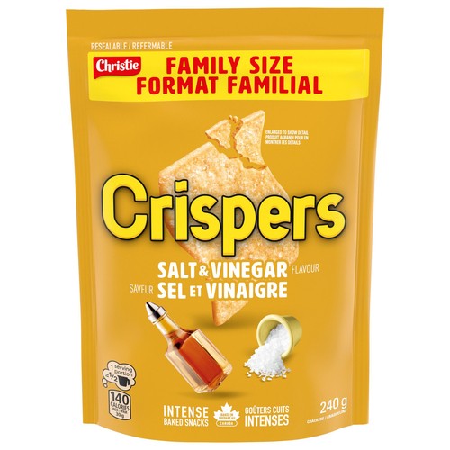 Crispers Crackers Salt & Vinegar 240 g