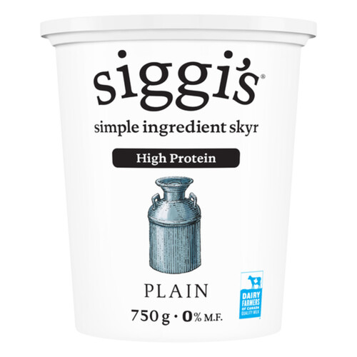 Siggi's Skyr 0% Yogurt Plain 750 g