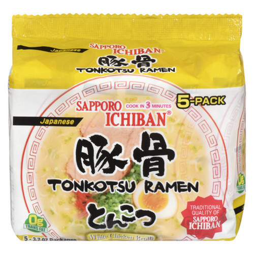 Sapporo Ichiban Tonkotsu Ramen White Chicken Broth 525 g