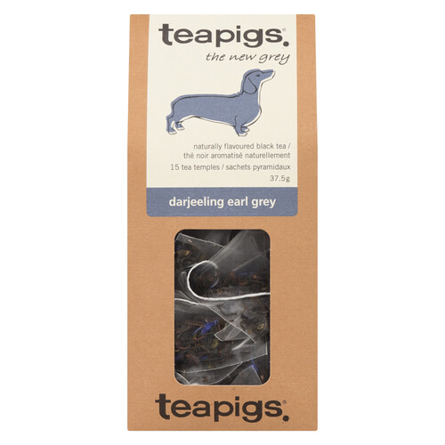 Teapigs Black Tea Darjeeling Earl Grey 15 Tea Bags 