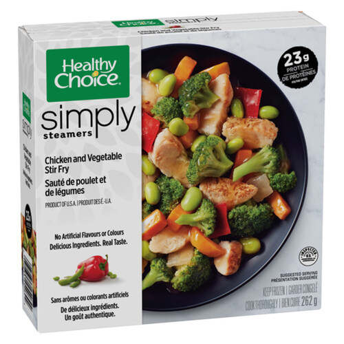 Healthy Choice Frozen Entrée Simply Steamers Chicken & Vegetable Stir Fry 262 g