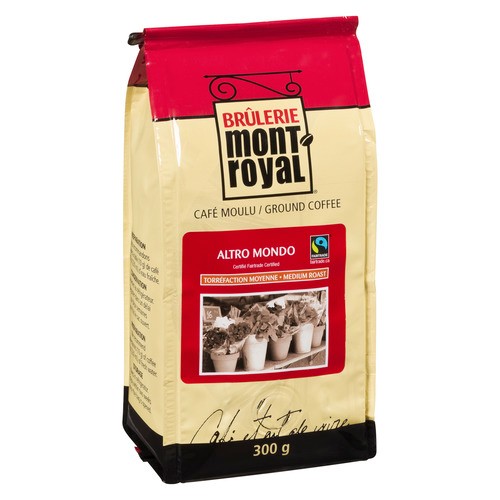 Brulerie Mont-Royal Altro Mondo Medium Roast Ground Coffee 300 g