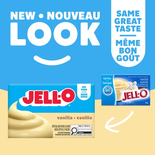 Jell-O Fat-Free Instant Pudding Vanilla 30 g