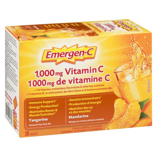 Emergen-C Vitamin C Tangerine 30 Count