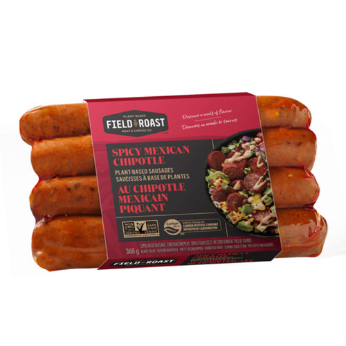 Field Roast Sausage Spicy Mexican Chipotle Plant-Based 368 g