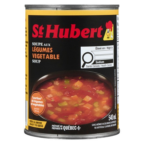 St-Hubert Soup Vegetables 540 ml