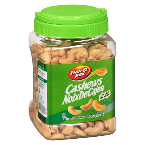 Dan D Pak Cashews Salted 454 g