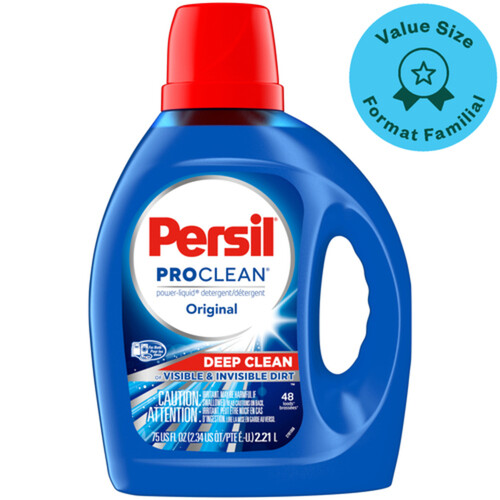 Persil Proclean Liquid Laundry Detergent Original 48 Loads Value Size 2.21 L