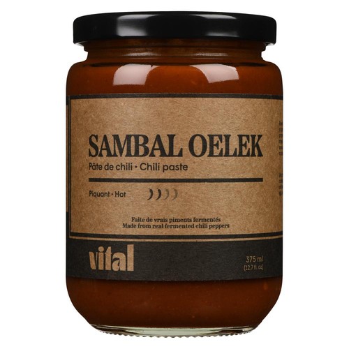 Vital Chili Paste Sambal Oelek Hot 375 ml