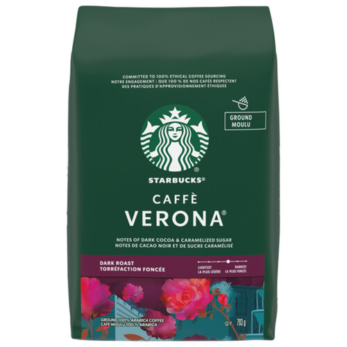 Starbucks Ground Coffee Caffè Verona Dark Roast 793 g