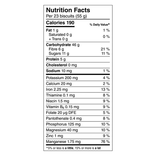 Kellogg's Mini Wheats Cereal Brown Sugar 650 g