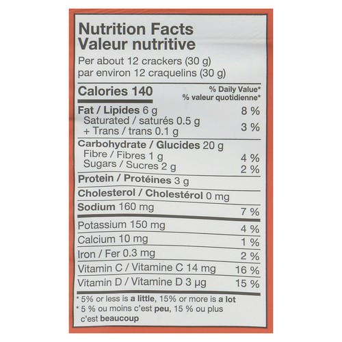 MadeGood Snackers Organic Sweet Potato Crackers Smoky Barbecue 142 g