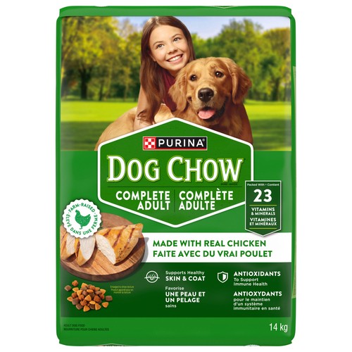 Purina Dog Chow Dry Dog Food Complete Adult Real Chicken 14 kg