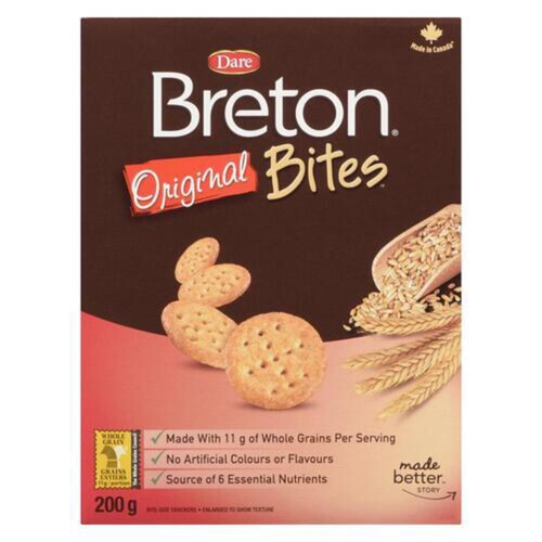 Dare Breton Crackers Bites Original 200 g