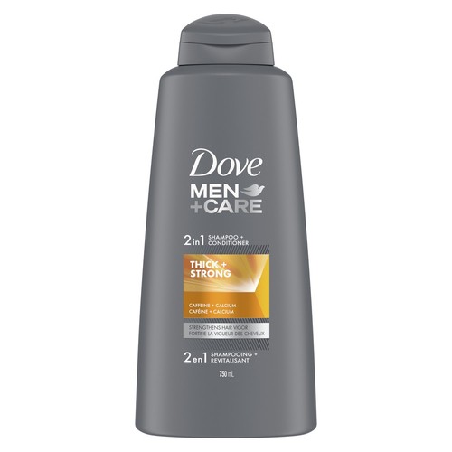 Dove Men+Care Thick And Strong 2-In-1 Shampoo & Conditioner For Thin Hair 750 ml