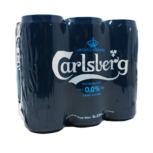 Carlsberg Non Alcoholic Beer 6 x 330 ml (cans)