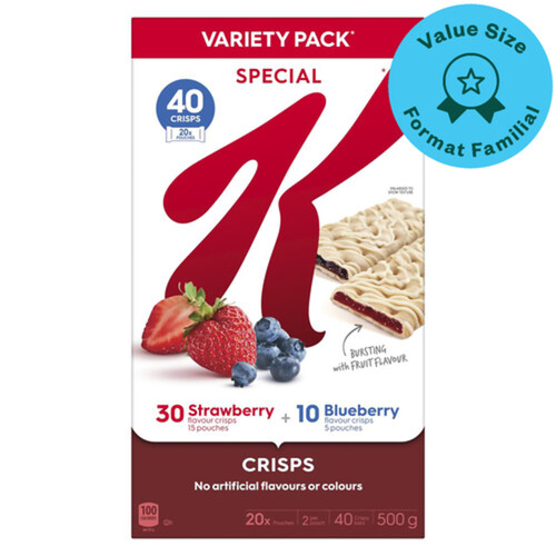 Kellogg's Special K Cereal Bars Strawberry & Blueberry 500 g