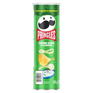 Pringles Croustilles à la crème sure et aux oignons 156 g