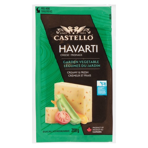 Castello Havarti Cheese Garden Vegetable 200g