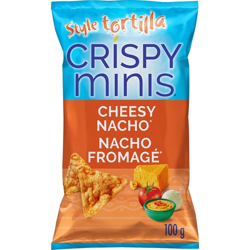 Quaker Crispy Minis Gluten-Free Tortilla Style Cheesy Nacho 100 g