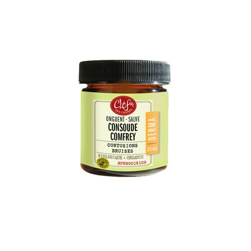 Clef des Champs Organic Comfrey Salves 15 ml