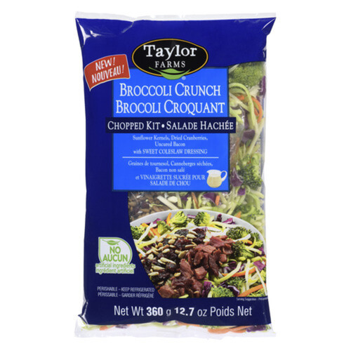 Taylor Farms Chopped Salad Kit Broccoli Crunch 360 g