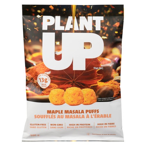 Plant Up Gluten-Free Puffs Maple Masala 100 g