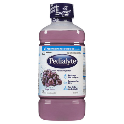 Pedialyte Rehydration Liquid Grape 1 L