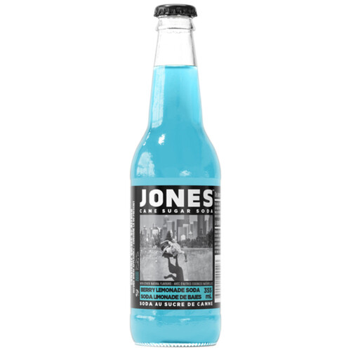 Jones Craft Soda Cane Sugar Berry Lemonade 355 ml (bottle)