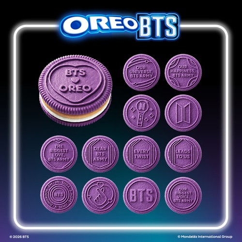Oreo BTS Sandwich Cookies Brown Sugar Pancake Creme 303 g