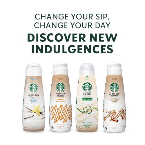 Starbucks Non-Dairy Almond & Oat Coffee Enhancer Pumpkin Spice Latte 828 ml