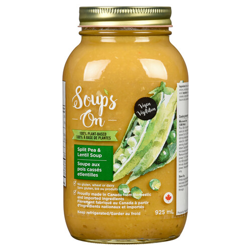 Soup's On Soup Vegan Split Pea & Lentil 925 ml