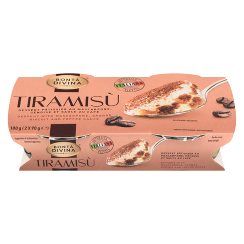 Bonta Divina Tiramisu Pastries Pies 180 g